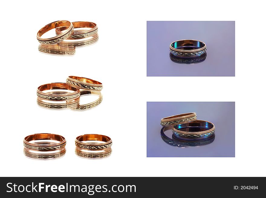 Variations on a theme of wedding rings. Variations on a theme of wedding rings