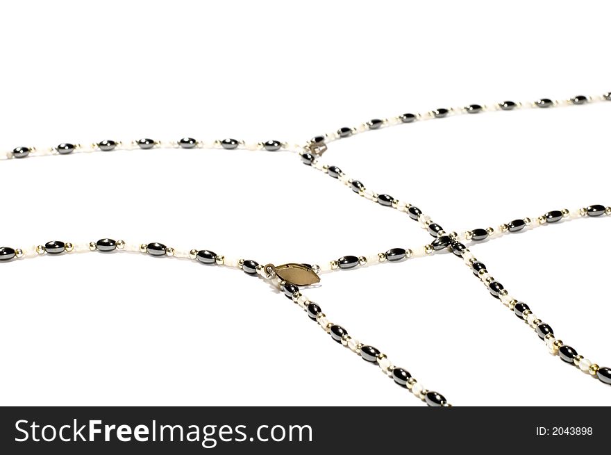 Series object on white: elegancy beads