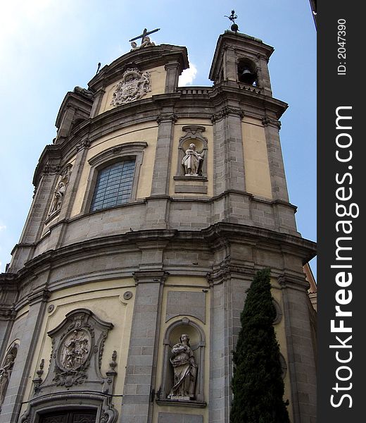 Old church in Madrid, Spain. Old church in Madrid, Spain