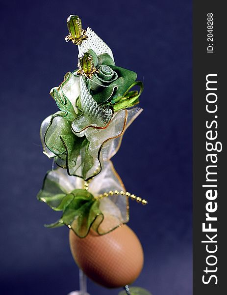 Artificial Flower And Egg For Door Gift