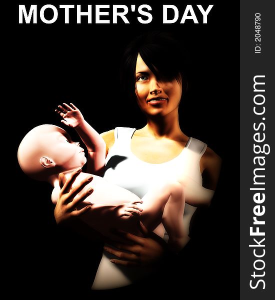 An image of a mother and baby daughter, this image would be suitable for Mothers Day concepts. An image of a mother and baby daughter, this image would be suitable for Mothers Day concepts.