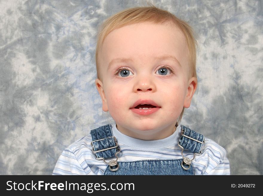 Little Cute Boy Closeup