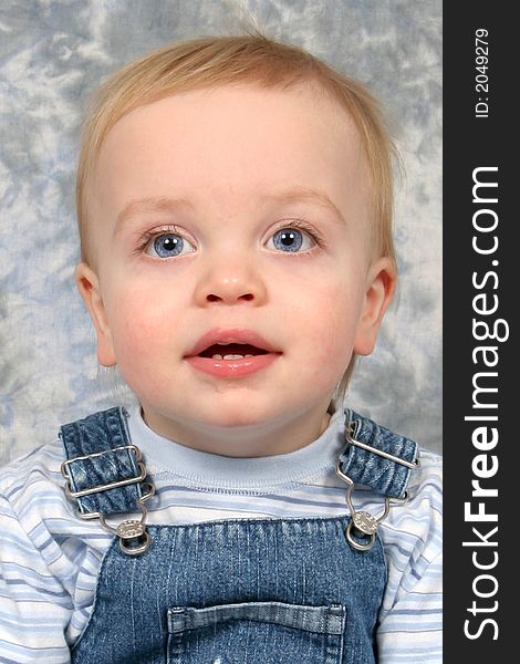 Little Boy taken closeup - Head Shot. Little Boy taken closeup - Head Shot