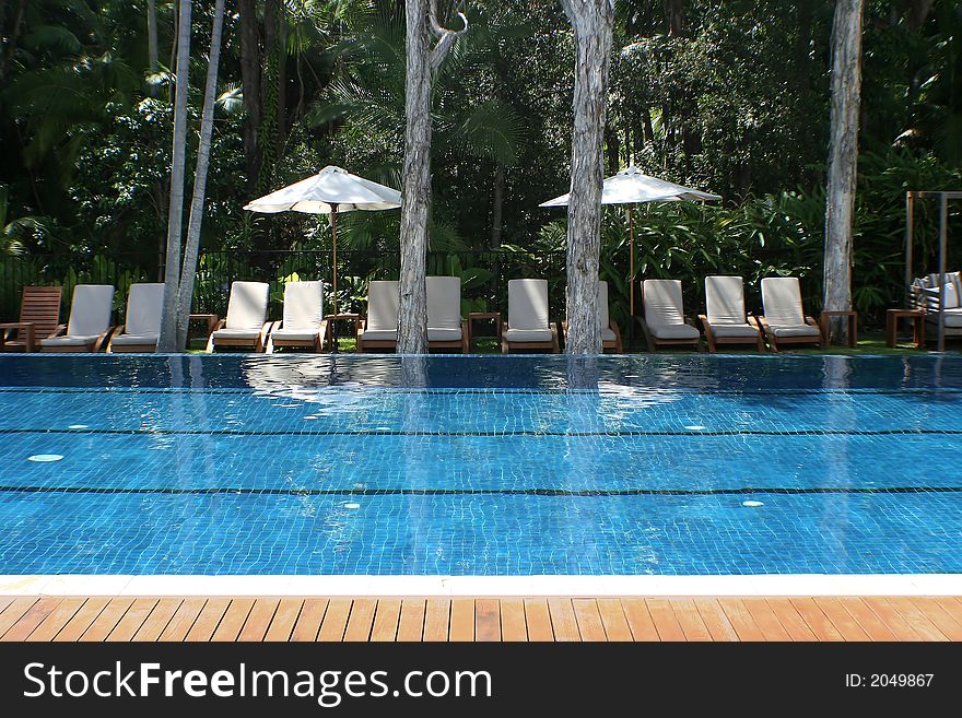 Pool side at a luxury hotel in australia. Pool side at a luxury hotel in australia