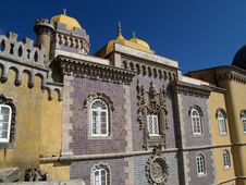 Pena Palace In Portugal Royalty Free Stock Photos Pena Palace In Portugal Royalty Free Stock Photos