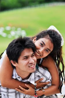 Lover Park Thailand Garden Romantic Royalty Free Stock Photo Lover Park Thailand Garden Romantic Royalty Free Stock Photo