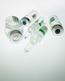 Vials Royalty Free Stock Photography Vials Royalty Free Stock Photography