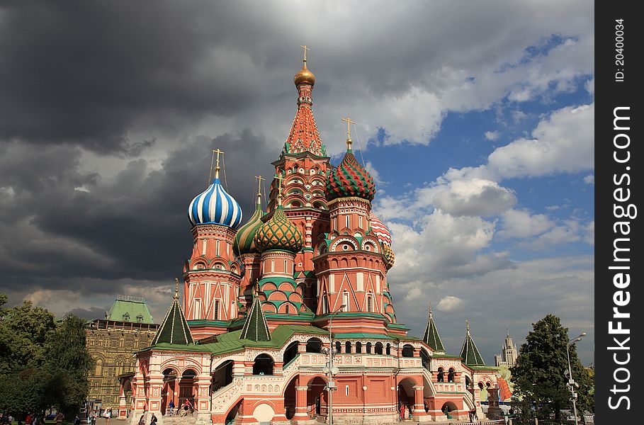 St. Basil Cathedral. Moscow, Russia, Red Square