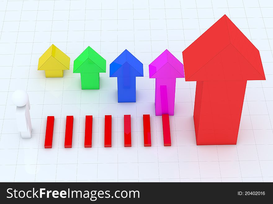 3D People Business Graph