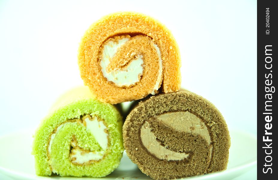 Cream cake roll