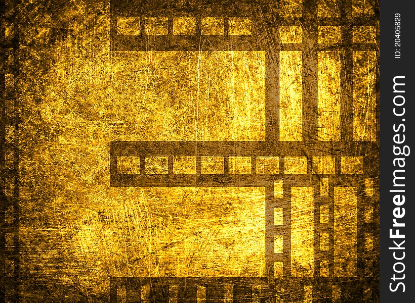 Industrial orabge abstract grunge background