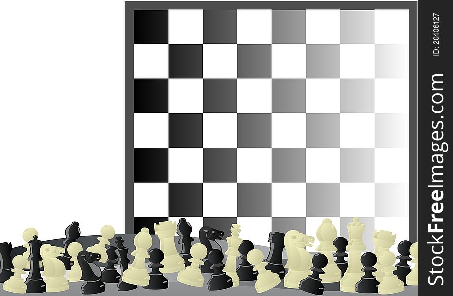 Chess and chess board