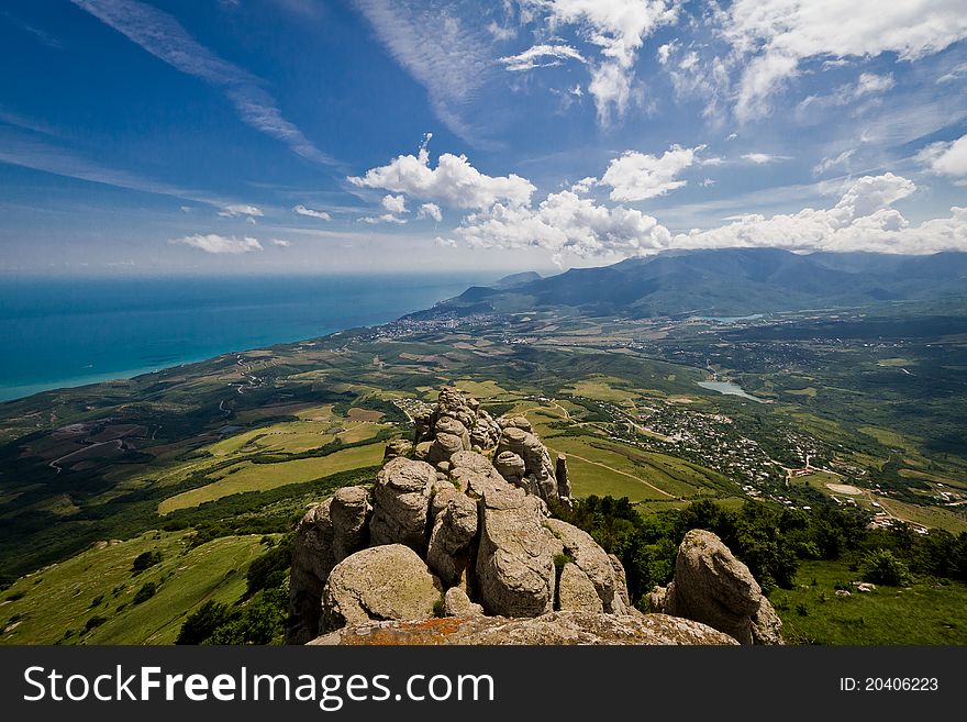 Demerdji peak, near Alushta in Crimea