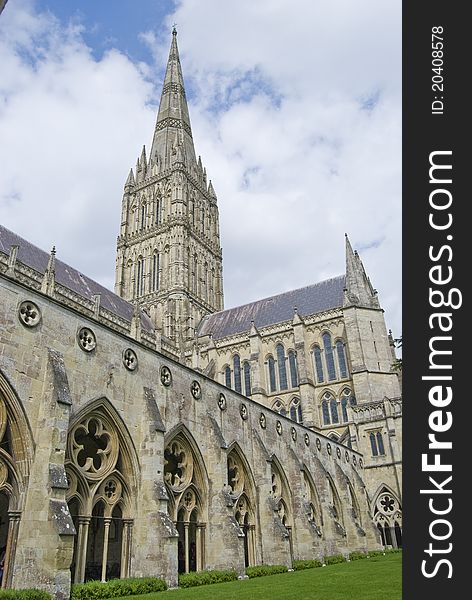 One of Britain's most splendid Cathedrals. Its spire towers over the small town of Salisbury. It is also the home of the Magna Carta. One of Britain's most splendid Cathedrals. Its spire towers over the small town of Salisbury. It is also the home of the Magna Carta