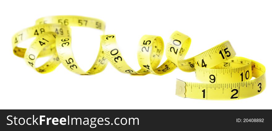 A measuring table isolated on a white background. A measuring table isolated on a white background