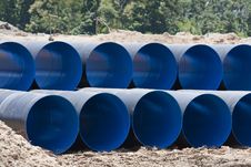 Drain Steel Pipes Stock Photo Drain Steel Pipes Stock Photo