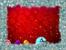 Christmas Background With Baubles. EPS 8 Stock Photography Christmas Background With Baubles. EPS 8 Stock Photography