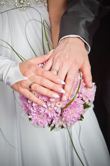 Bride And Groom Hands Stock Photography Bride And Groom Hands Stock Photography