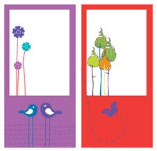 Retro Greeting Cards Royalty Free Stock Photo Retro Greeting Cards Royalty Free Stock Photo