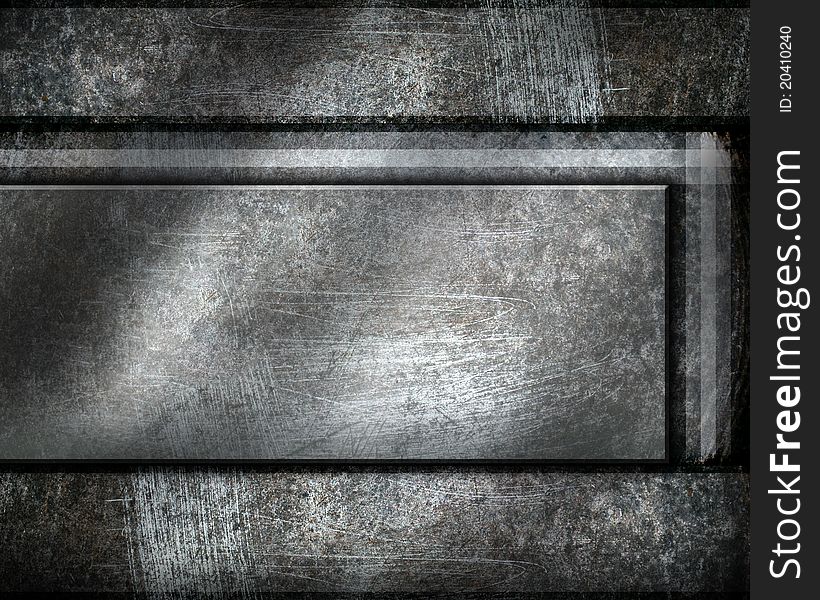 Picture of a abstract metal template background