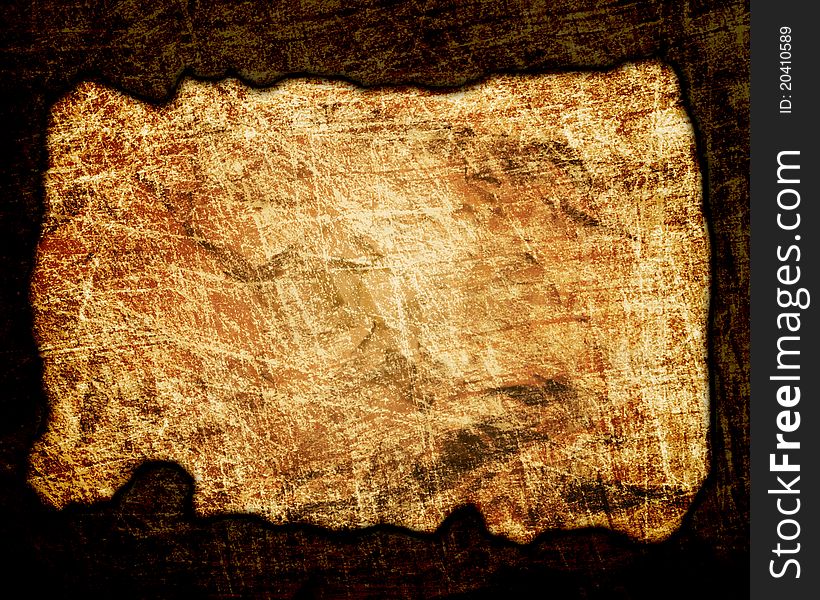 Old paper texture on a dark background