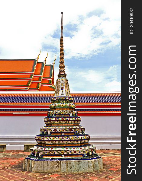 Pagoda from Wat Phoe in Bangkok, Thailand.