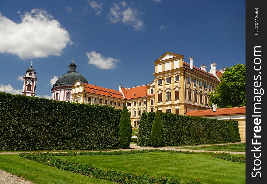 Castle Jaromerice nad Rokytnou in Czech Republic