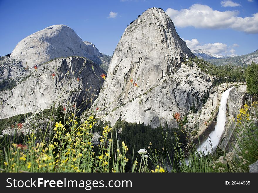 Nevada Falls in Yosemite