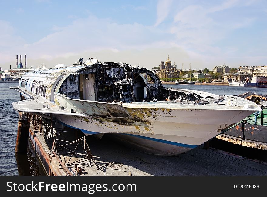 Burned Boat