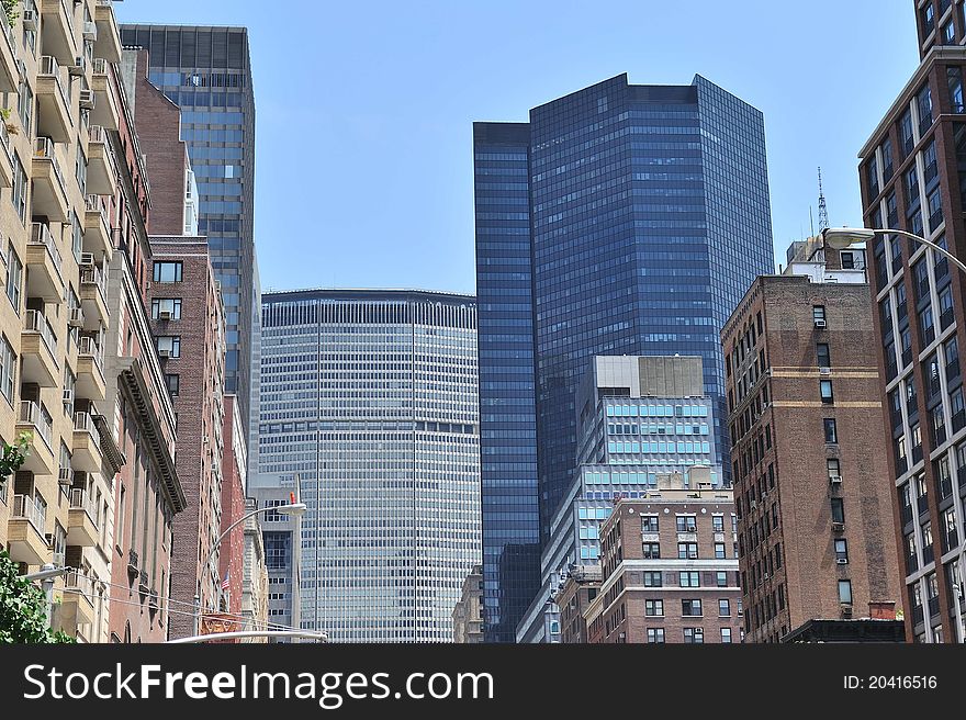 Midtown Buildings In New York City