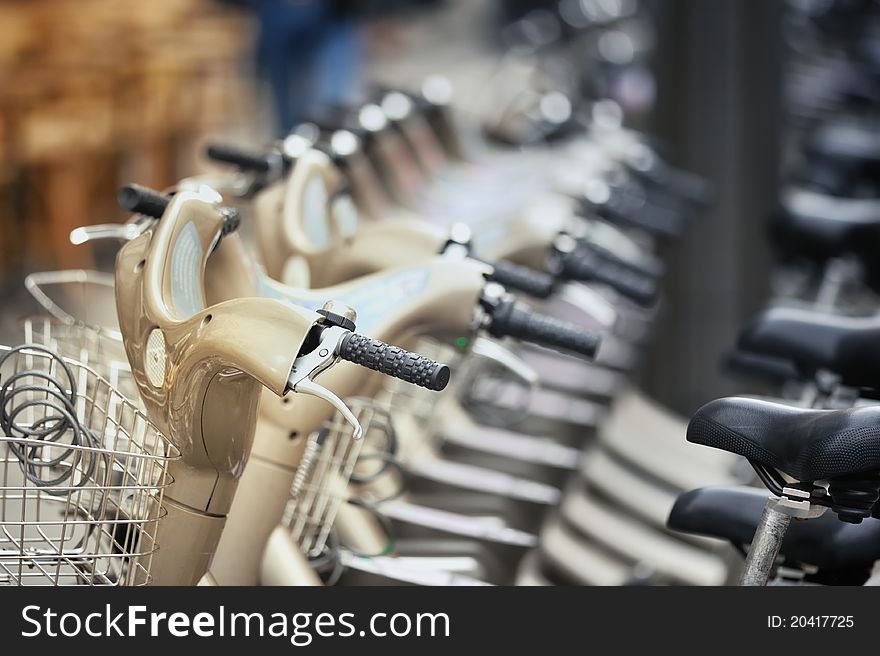 Parisian bicycles