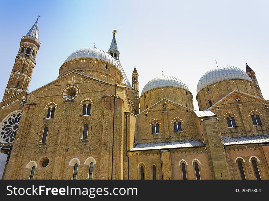 The towers of the Basilica of Saint Anthony of Padua