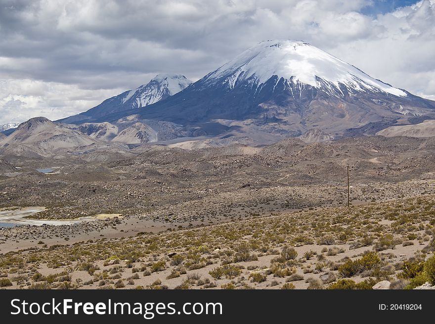 Volcanos At Andes