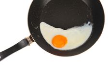Egg In A Frying Pan Stock Photography Egg In A Frying Pan Stock Photography