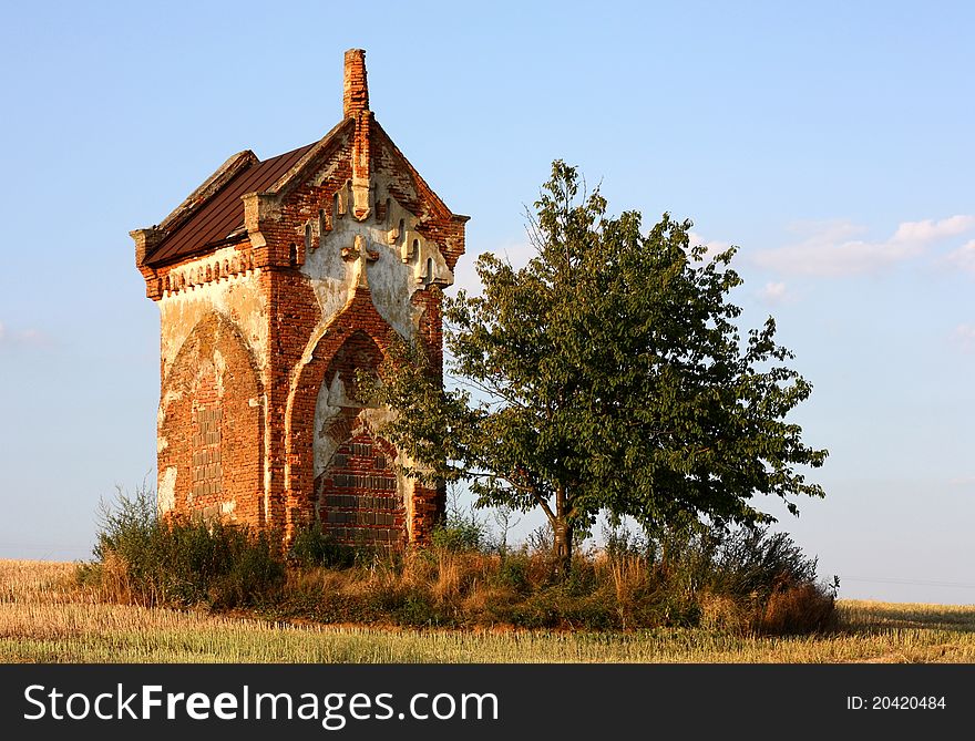 Historic chapel in the countryside (Bardonovo). Historic chapel in the countryside (Bardonovo)