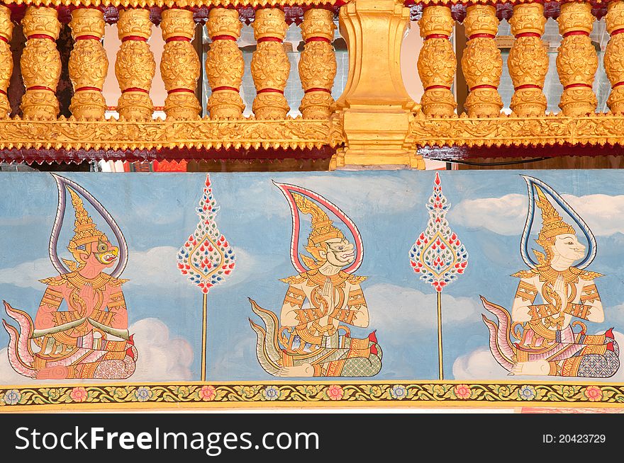 Painting of Ramayana Story Wallpaper