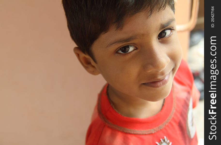 Smiling Indian Cute Little Boy. Smiling Indian Cute Little Boy