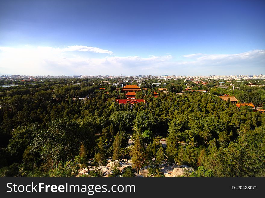 The Forbidden City in China,the Imperial Palace.