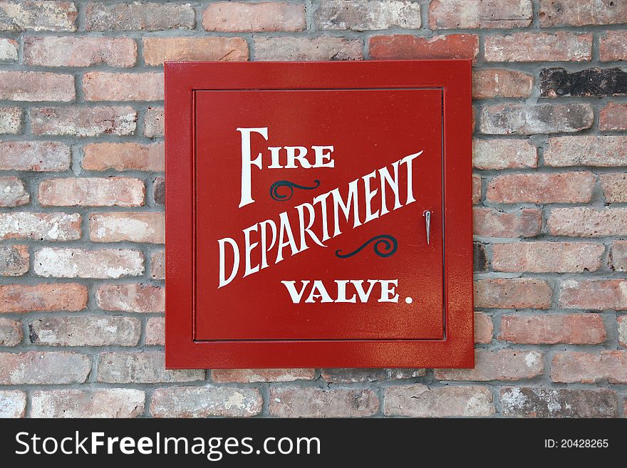 Fire Department Valve Cover