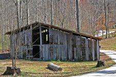 Small Barn In Autumn Royalty Free Stock Photography Small Barn In Autumn Royalty Free Stock Photography