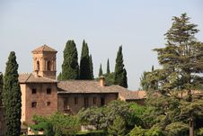 Old Building In Alhambra Stock Photography Old Building In Alhambra Stock Photography