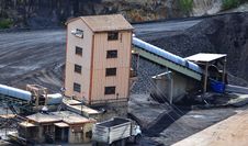 Conveyor System For Coal Power Plant Stock Photography Conveyor System For Coal Power Plant Stock Photography