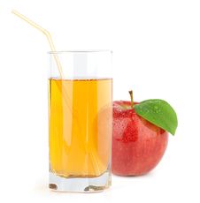 Red Apple With Juice Royalty Free Stock Photography Red Apple With Juice Royalty Free Stock Photography
