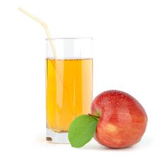 Red Apple With Juice Stock Photo Red Apple With Juice Stock Photo
