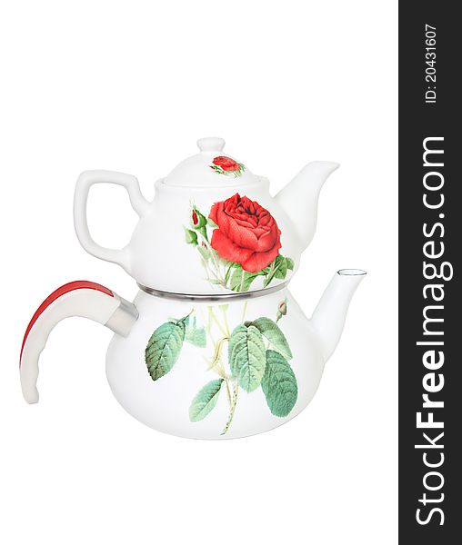 Teapot Hot Tea Breakfast Ceramic Porcelain