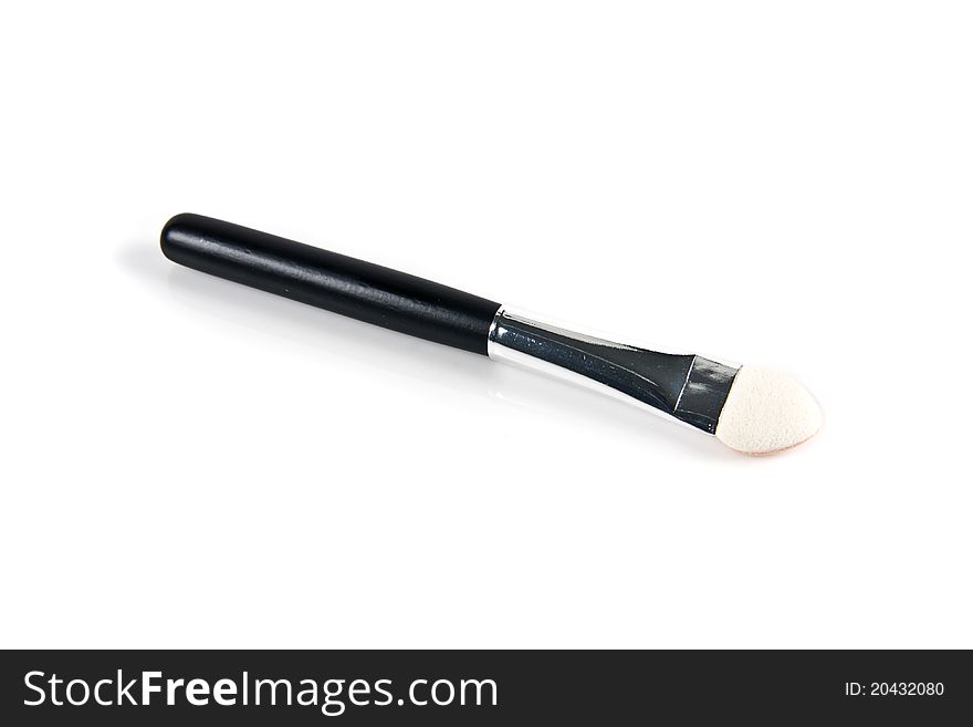 Cosmetic Brushes on white background