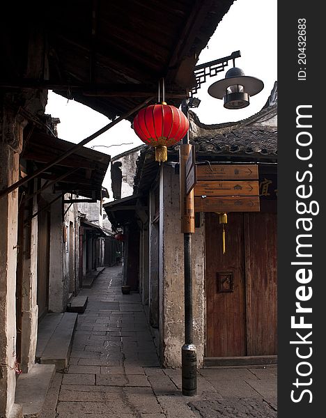 An Ancient street in Zhouzhuang