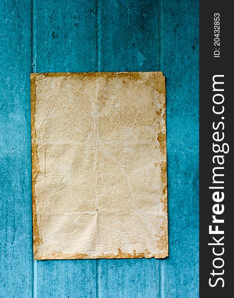 Classic crumpled vintage paper background