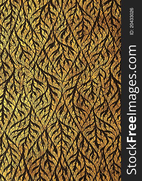 The Golden Thai pattern that represent the unique style of Eastern world. Photo taken on: March 02nd, 2011. The Golden Thai pattern that represent the unique style of Eastern world. Photo taken on: March 02nd, 2011