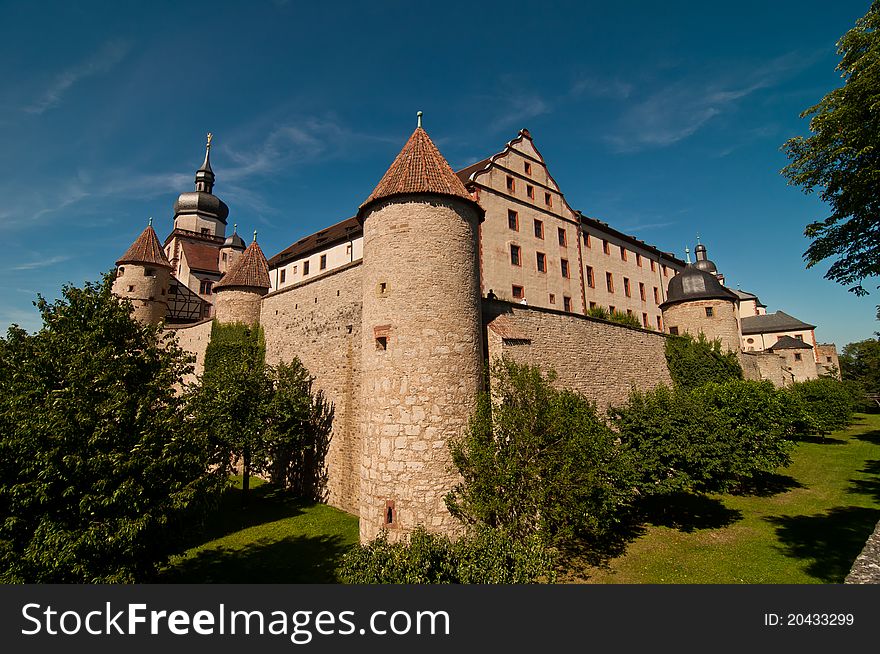 Castle In Wursburg, Germany